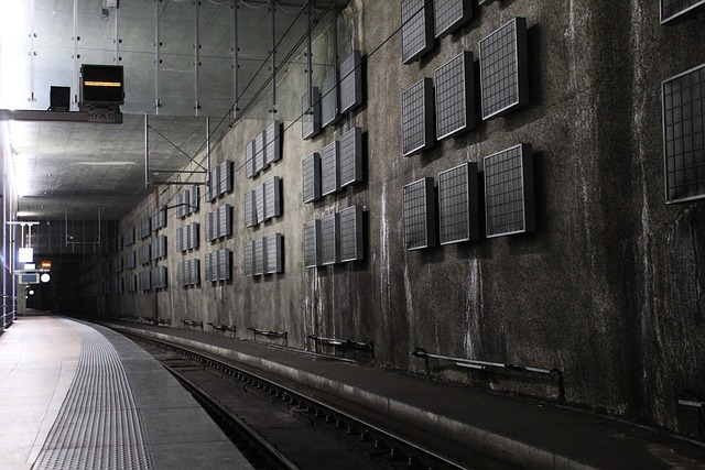 Metro, Tunnel, Station, Peron, Vervoer