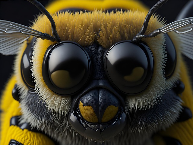 Free ai generated wasp bee illustration