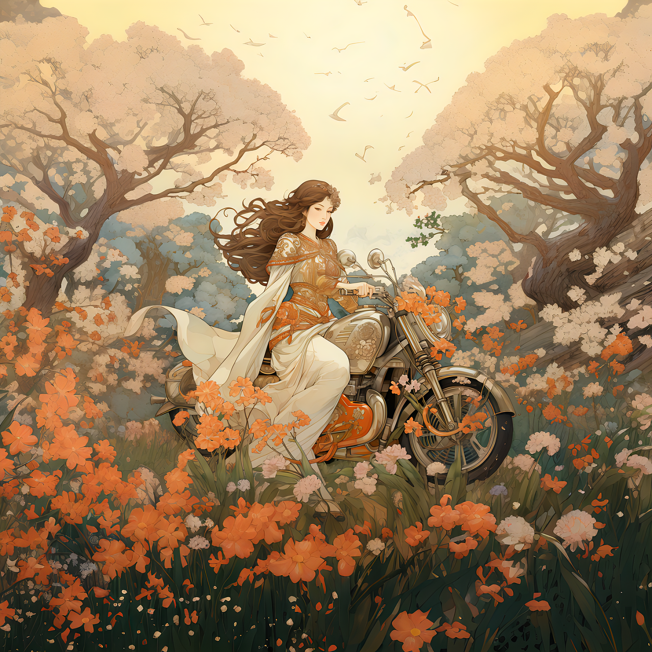 Download Ai Generated, Woman, Rider. Royalty-Free Stock Illustration ...