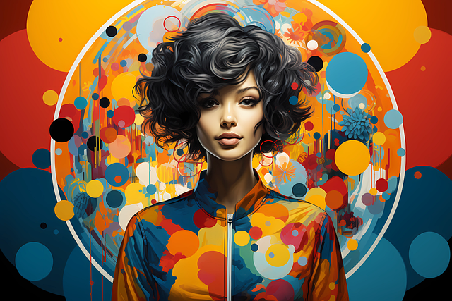 Free ai generated woman mist illustration