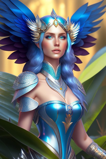 Download free HD stock image of Ai Generated Elf Free ai generated elf forest illustration