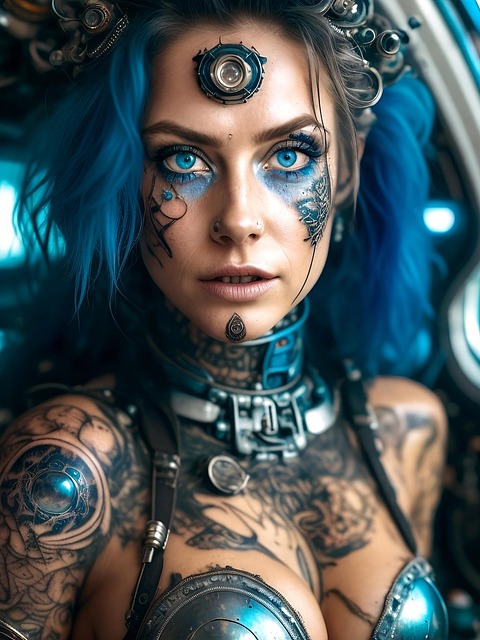 Download free HD stock image of Ai Generated Fantasy Free ai generated fantasy cyberpunk illustration