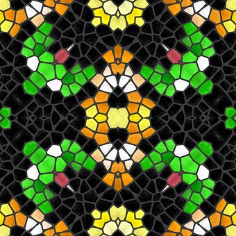 Mønster, Mosaikk, Sømløs, Bakke