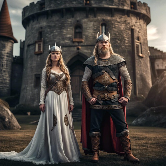 Free ai generated castle queen illustration