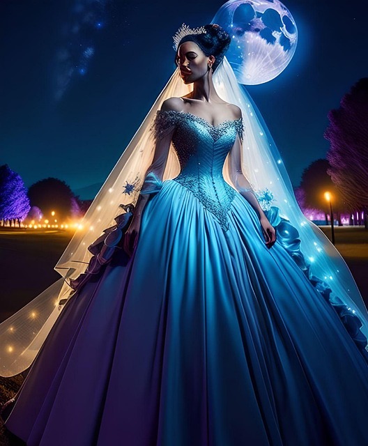 Moon Rode Brides Download Bride Blue Moon Illuminating Royalty-Free Stock Illustration ...