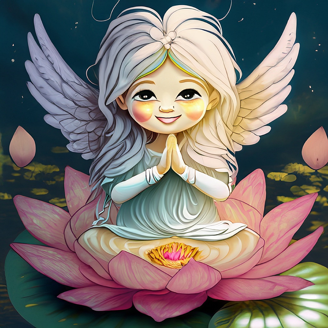 Free Angel Blessing illustration and picture