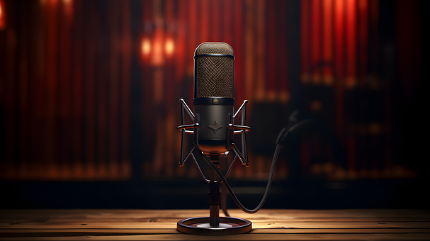 Microfone, Podcast, Registro, Gravação