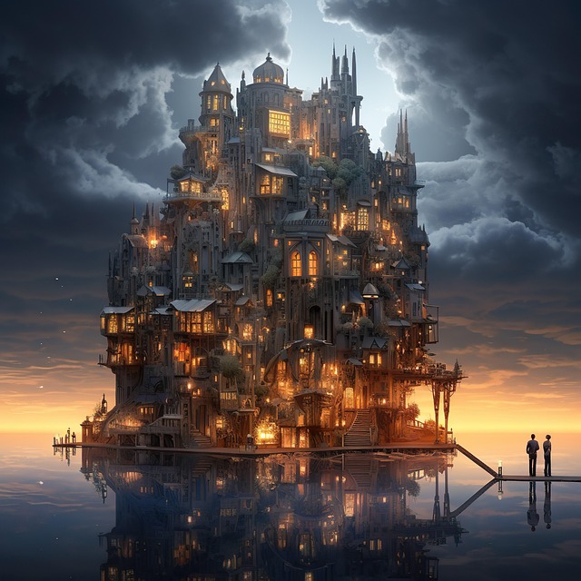 Free Ai Generated Castle illustration and picture
