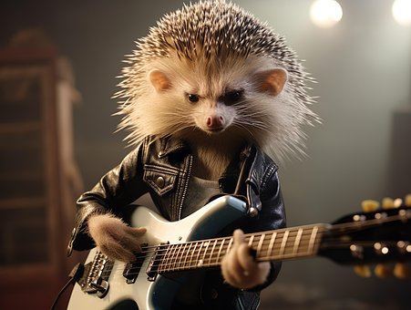 Free Ai Generated Hedgehog illustration and picture