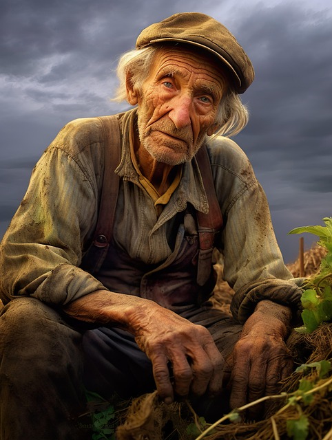 Free Ai Generated Farmer illustration and picture