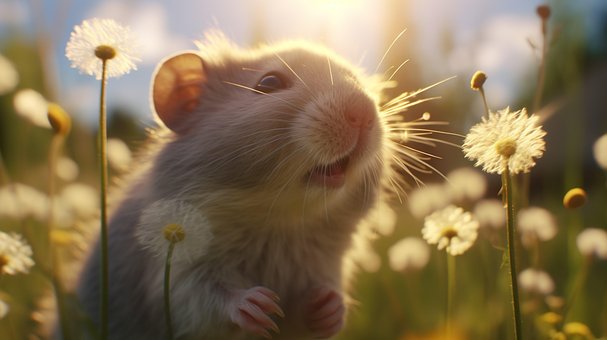 Free Ai Generated Hamster illustration and picture