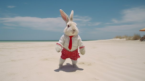 Free Ai Generated Rabbit illustration and picture