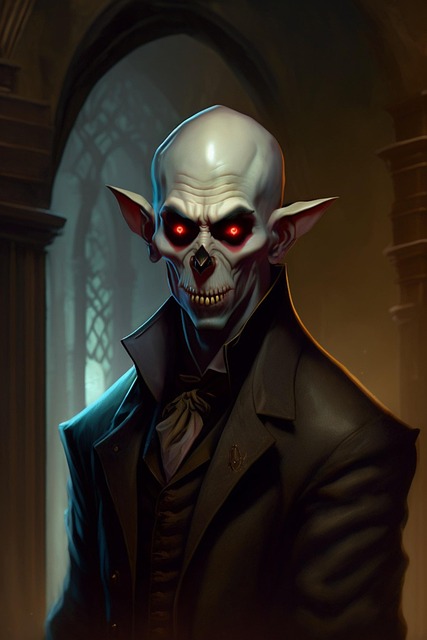Download free HD stock image of Ai Generated Vampire Free ai generated vampire demon illustration