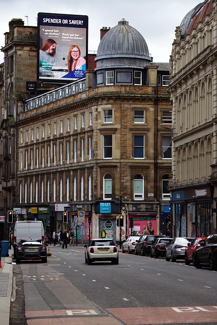 Glasgow, Schottland, Verkehr, Straße