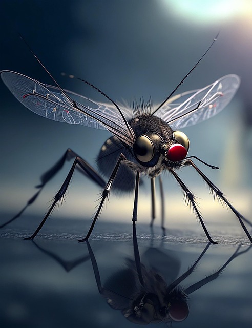 Free ai generated mosquito insect illustration