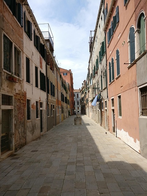 Italia, Venecia, Ciudad, Edificio