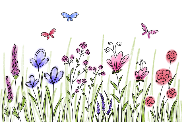 Free Flowers Meadow illustration and picture