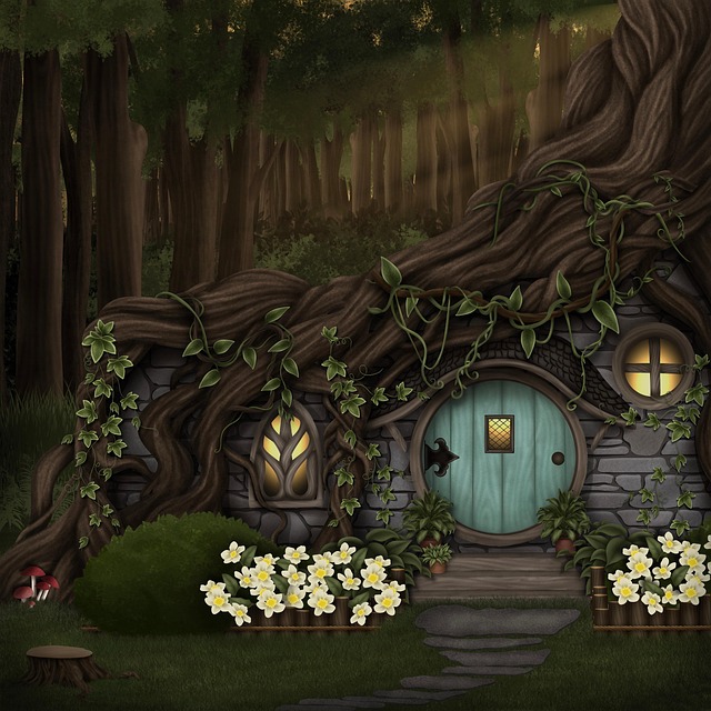 Free Cottage Cabin illustration and picture