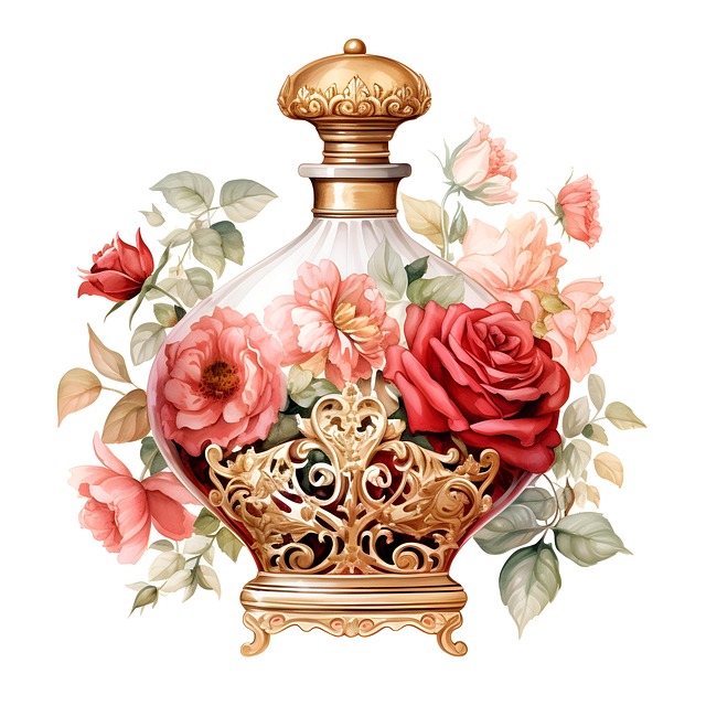 Download free HD stock image of Ai Generated Bottle Free ai generated bottle roses illustration