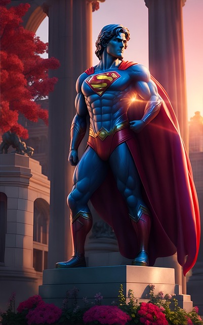 Free superman dc comics man of steel illustration