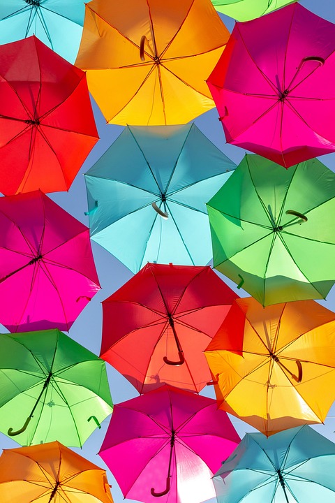 Umbrella Color Colorful Open A - Free photo on Pixabay