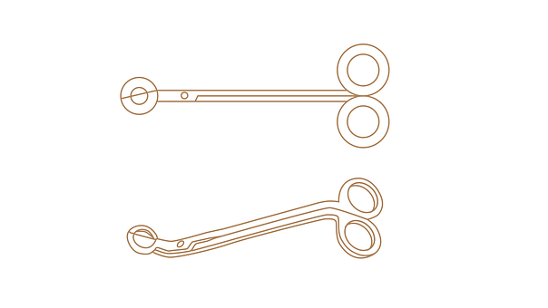 Free Candle Scissors Scissors vector and picture
