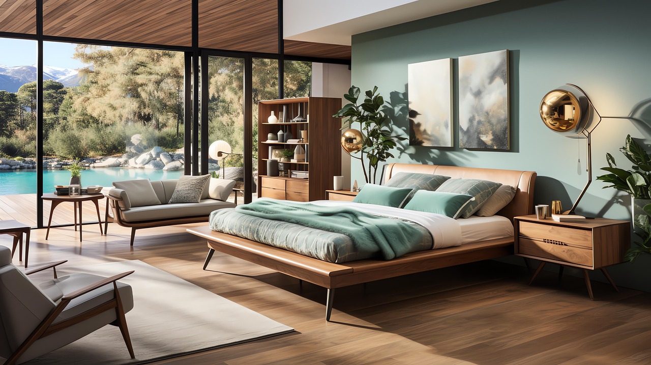 Download Contemporary Zen, Bedroom, Interior Design. Royalty-Free Stock ...