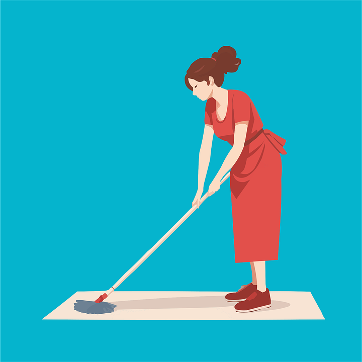 Download Woman Cleaning Floor Royalty-Free Vector Graphic - Pixabay