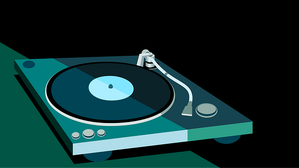 Free Turntable Record Player vector and picture