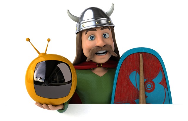 Free warrior viking medieval illustration