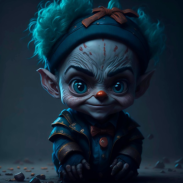 Free ai generated clown circus illustration