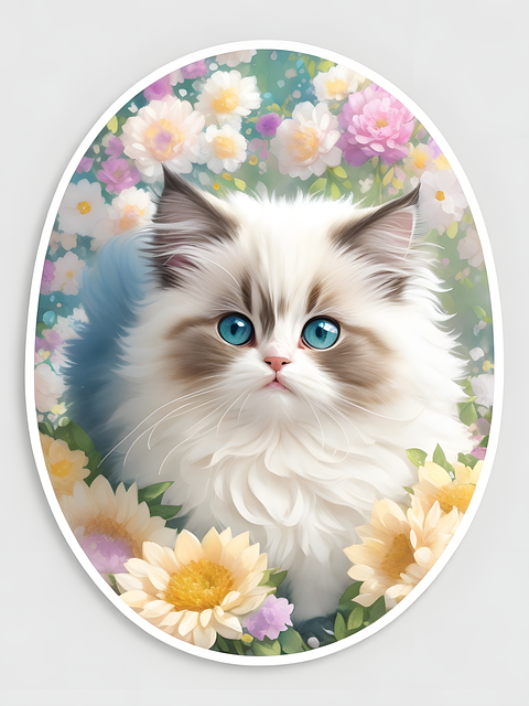 Free Ai Generated Cat illustration and picture