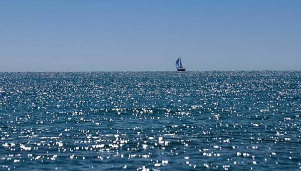 Sejlbåd, Sejle, Hav, Ocean, Vand, Bølger