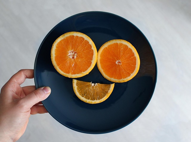 Naranja, Fruta, Sonrisa, Comida