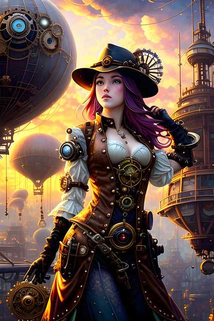 Free ai generated woman warrior illustration