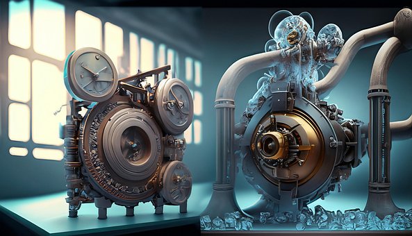 Free Machine Steampunk illustration and picture