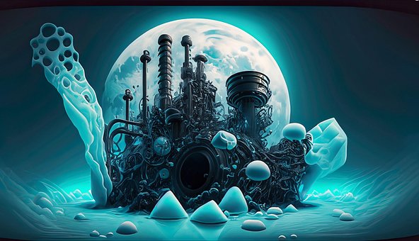 Free Machine Steampunk illustration and picture