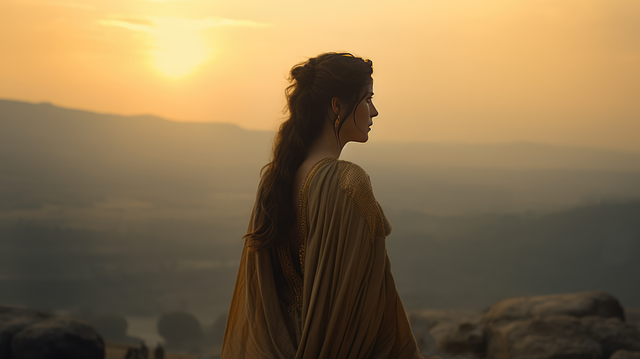 Free ai generated woman biblical character illustration