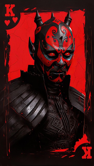 Free ai generated dart maul game illustration