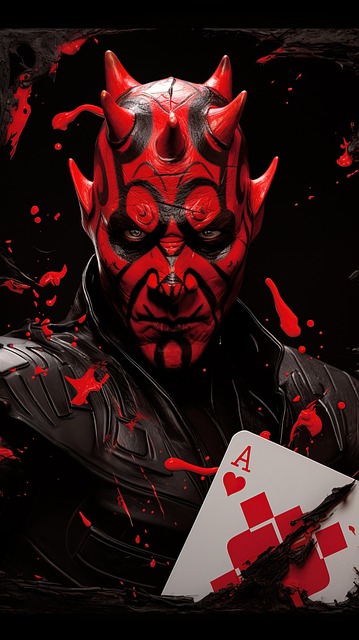 Free ai generated dart maul game illustration