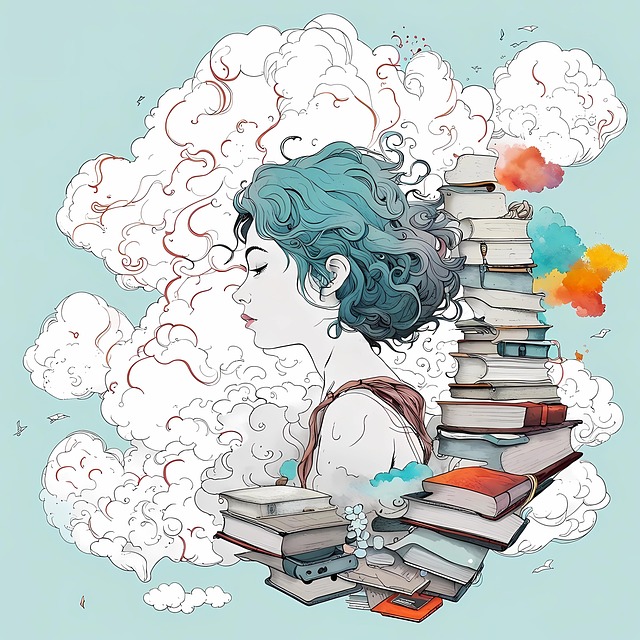 Free stack of books books literature illustration