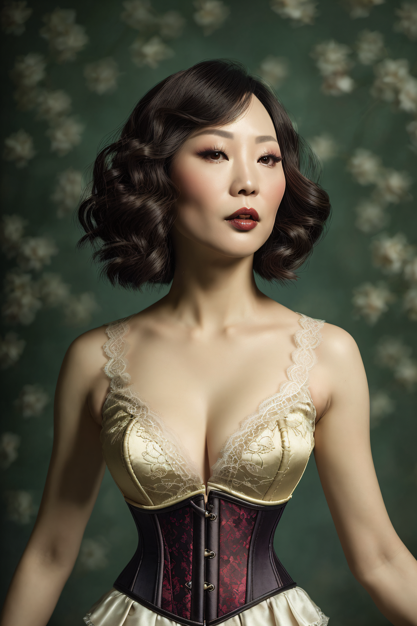 Download Ai Generated Woman Corset Royalty Free Stock Illustration 