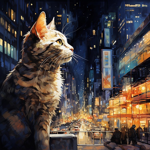 Free ai generated cat kitten illustration