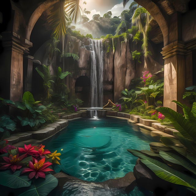 Download Ai Generated Swimming Pool Tropical Royalty-Free Stock