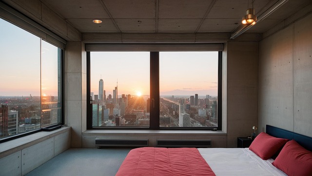 Free ai generated modern bedroom interior design illustration
