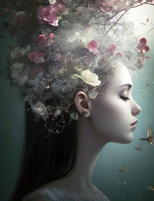 Free girl portrait beauty illustration