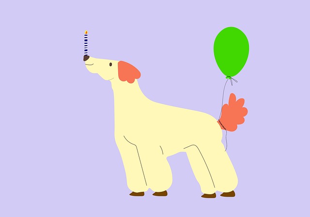 Free balloon nature party illustration