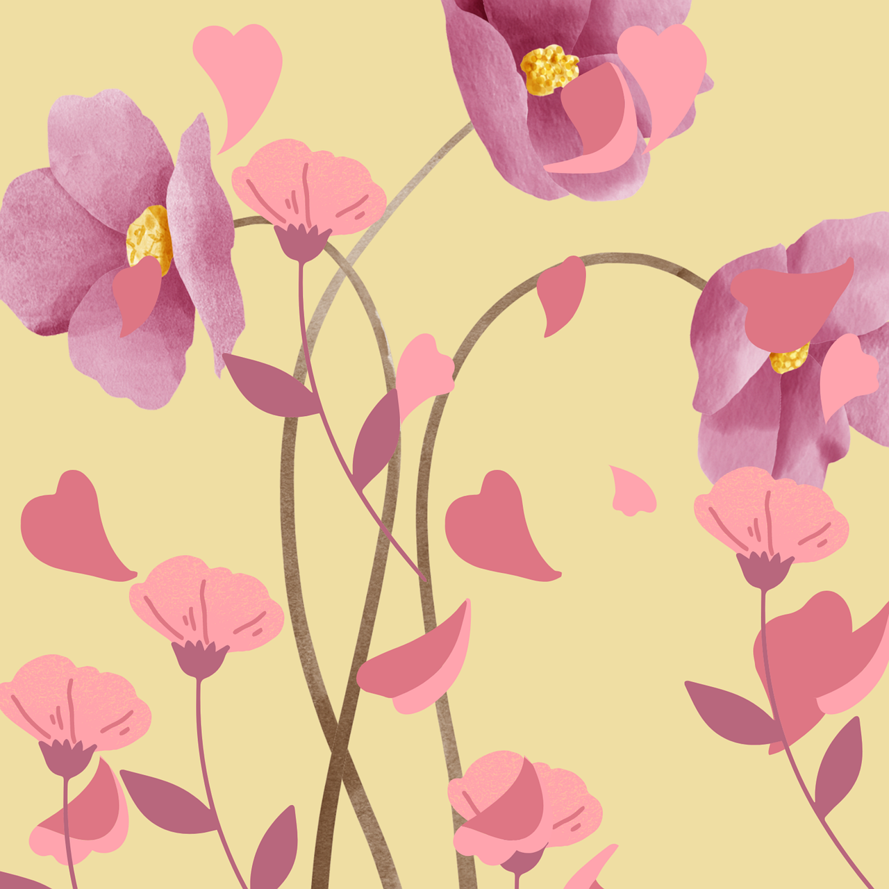 Download Blooms Spring Flowers Royalty Free Stock Illustration Image