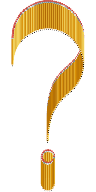 Free pencils question mark typography vector
