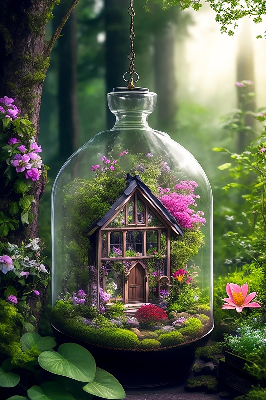 Ai产生的 花朵 小屋 - Pixabay上的免费图片